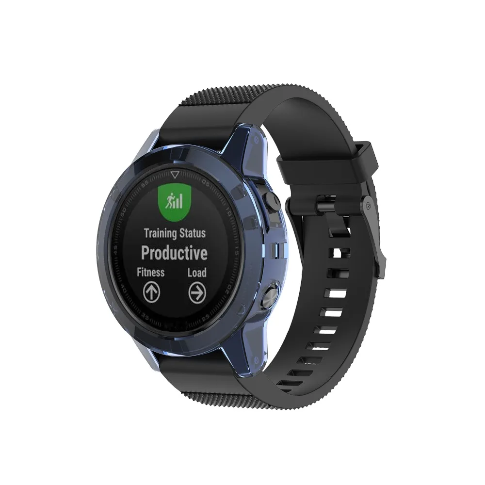 Для Garmin Fenix 5 5S 5x ТПУ силиконовый чехол для часов, умный браслет, защитная рамка, сменный противоударный прозрачный чехол s