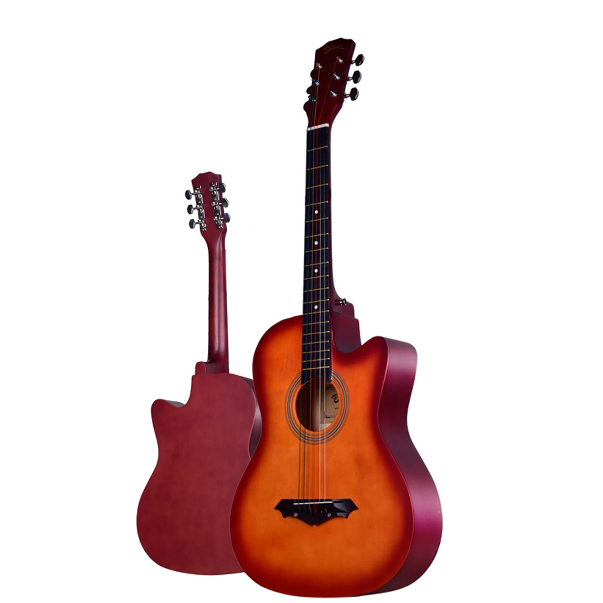 Open informeel Actuator Akoestische Gitaar 38 Inch Folk Gitaar Beginner Gitaar Kleurrijke Stalen  Snaren Voor Volwassenen Tieners AGT371|Gitaar| - AliExpress