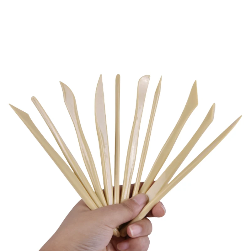 Pottery tools modeling tools 10Pcs/Set Pottery Clay Sculpting Polymer Modeling Carving Tools DIY Craft Kit 15.8cm