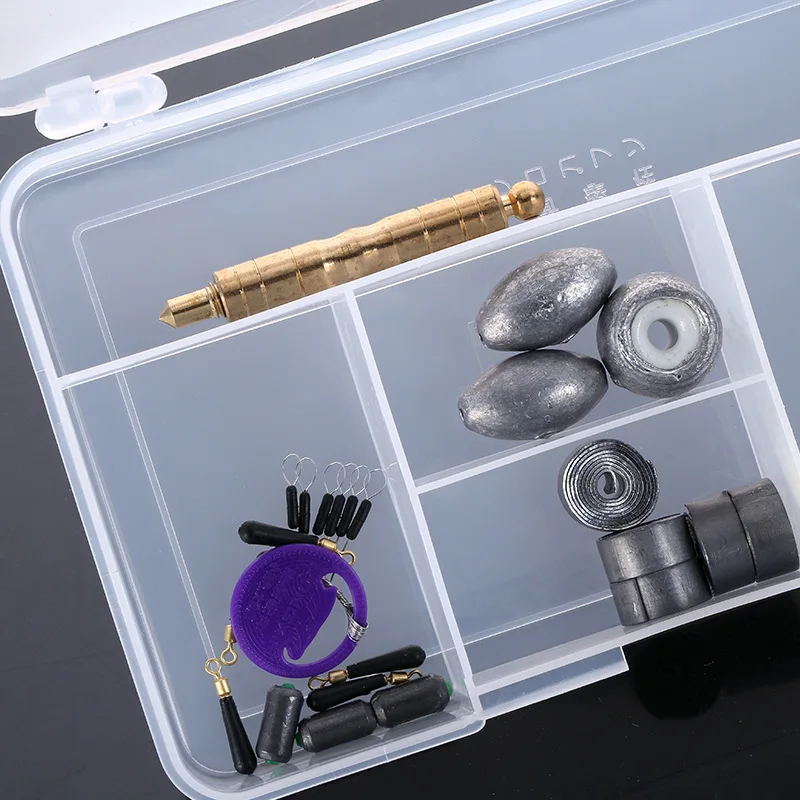 1PC Plastic Fishing Accessories Box Fish Hook Bait Storage Box Fishing Box Outdoor Fishing Tackle Container Pesca