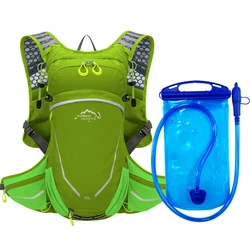 16L Ultralight Hydration Backpack (Green and 1L water)