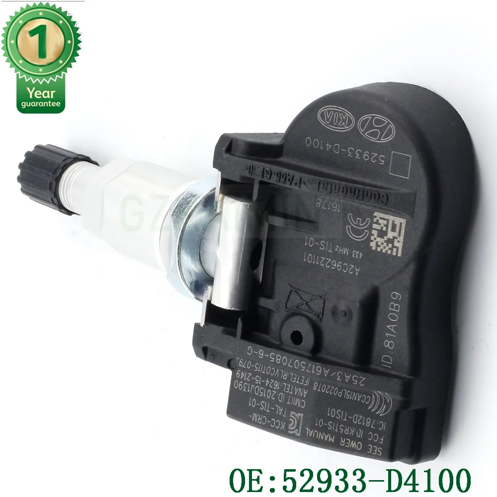Абсолютно датчик давления в шинах 52933-D9100 52933D4100 52933-D4100 TPMS для hyundai для Kia Optima Sportage Sorento Genesis