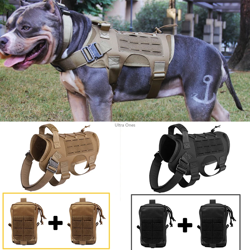 service dog vest with pouches