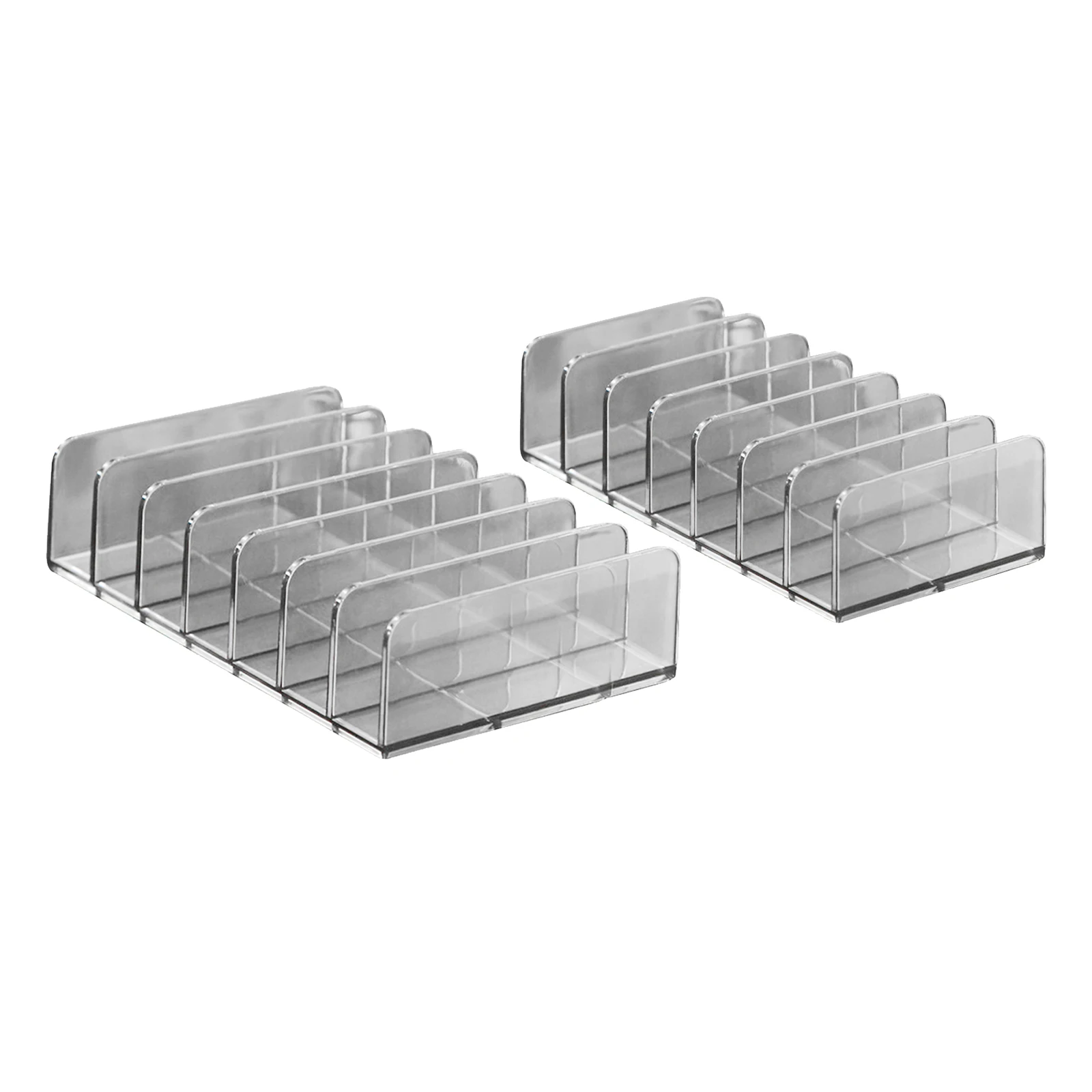 Вертикальный пластиковый органайзер для макияжа 7 секций |