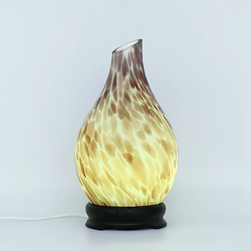 

120Ml Home Decoration Glass Aromatherapy Machine Humidifier Ultrasonic Diffuser Instrument Essential Oil Fragrance Lamp UK Plug