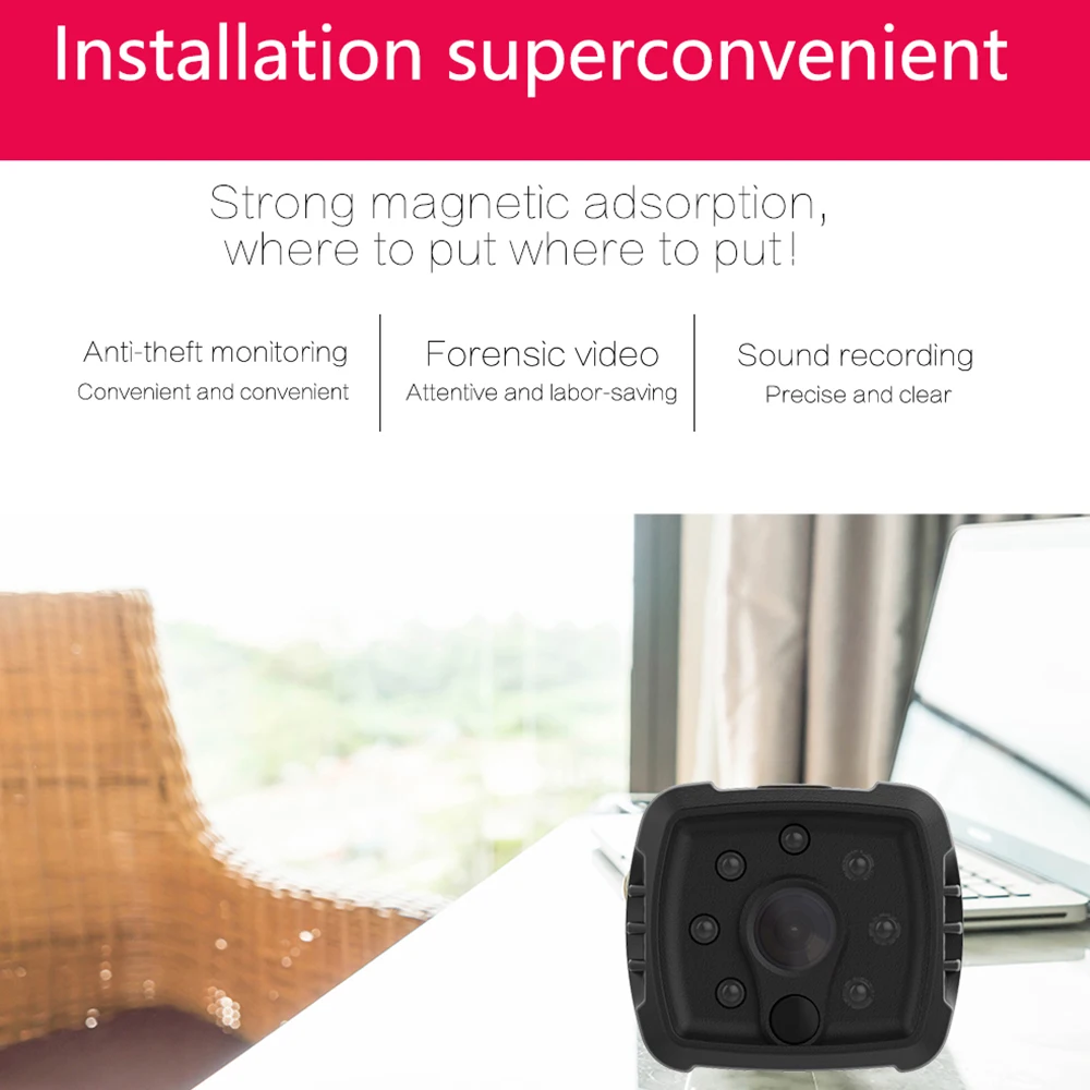 HD 1080P WiFi мини камера 4K DIY P2P IP камера беспроводная микро видеокамера Видео Регистратор Поддержка удаленного просмотра TF карта