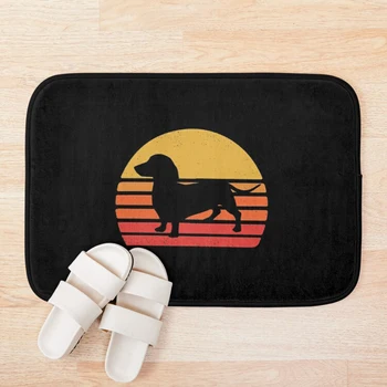 

Dachshund Bath Mat Mat non-slip floor carpet marble pattern print door mat bathroom kitchen entrance carpet home deco