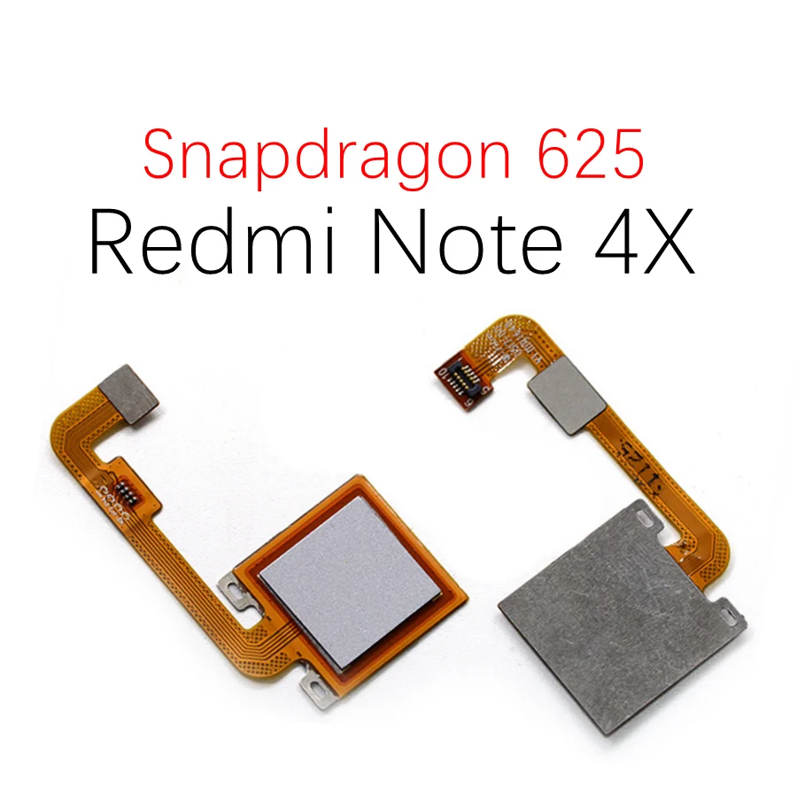 Сканер отпечатков пальцев для Xiaomi Redmi Note 4X гибкий кабель сенсорный датчик кнопка