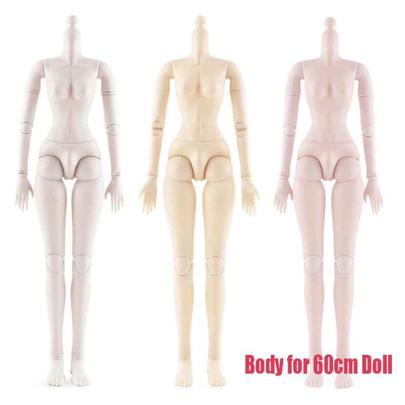 1/3 BJD тело для 60 см игрушки куклы 21 подвижная шарнирная пластиковая модель голая