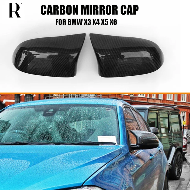 Coque de couvercle de rétroviseur latéral de voiture en Fiber de carbone,  accessoires pour BMW F25 X3 , F26 X4, F15 X5, F16 X6 2014 – 2018 -  AliExpress