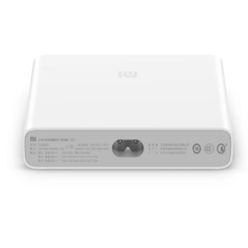 Оригинальное быстрое зарядное устройство Xiaomi QC3.0, 110-240 В, 60 Вт, 5 портов USB 1 type-C, выход QC 3,0, USB-C для iphone PAD, смартфона