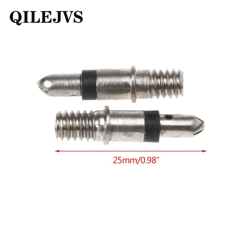 QILEJVS 2 pcs Bicycle Valve Presta Core Removable German Without Tubes Tubeless Copper Bicycle Valve