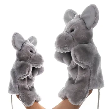 

Soft Animal Finger Puppet Plush Toy Hand Puppet Mouse Cartoon Doll Animal Baby Doll Story Telling Intelligence Development Toy