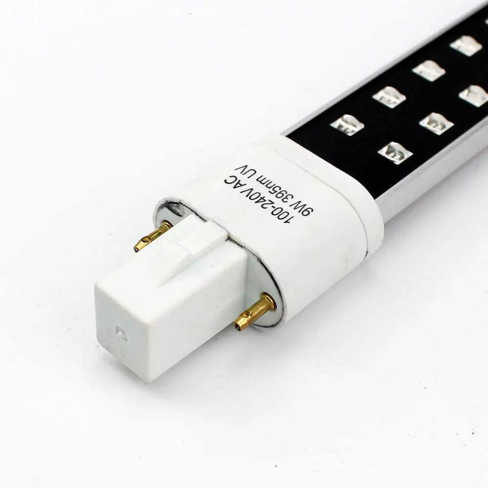 Сменный 9 Вт УФ-светодиодный светильник лампа для дизайна ногтей сушилка для фототерапии гель-отверждающий светильник 365+ 405 нм двойной светильник