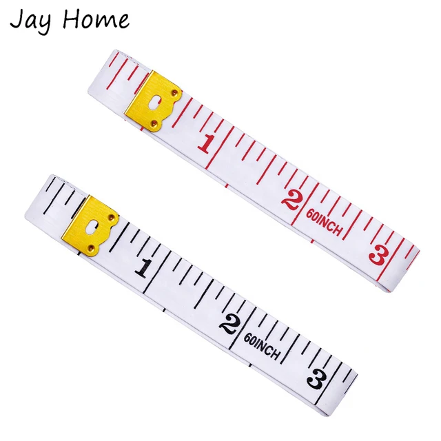 Soft Tape Measure Ruler Fabric Cloth Measurement Tape Tailors Measuring Tape  Ruler 150CM 60 Inch Double Scale Sewing Ruler - AliExpress