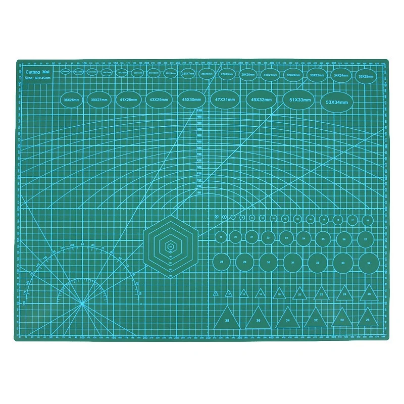 

New A2 Pvc Double Printed Self Healing Cutting Mat Craft Quilting Scrapbooking Board 60 x 45Cm Patchwork Fabric Paper Craft Tool