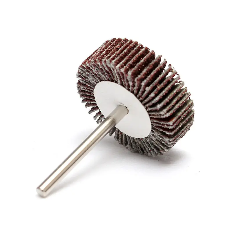 5Pcs 80 Grit Grinding Sanding Polishing Sandpaper Polisher Flap Wheel Discs For Dremel Rotary Tools 32mm