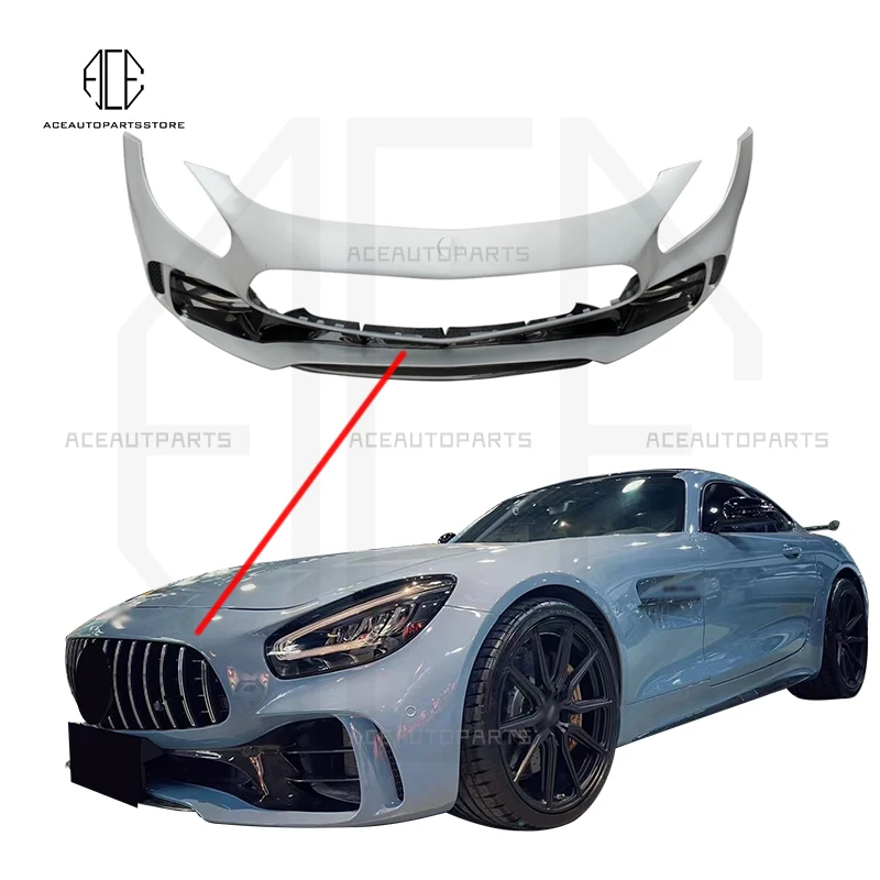 

For Mercedes-Benz AMG GT AMG GTR Carbon Fiber / FRP Front Bumper Diffuser Lip