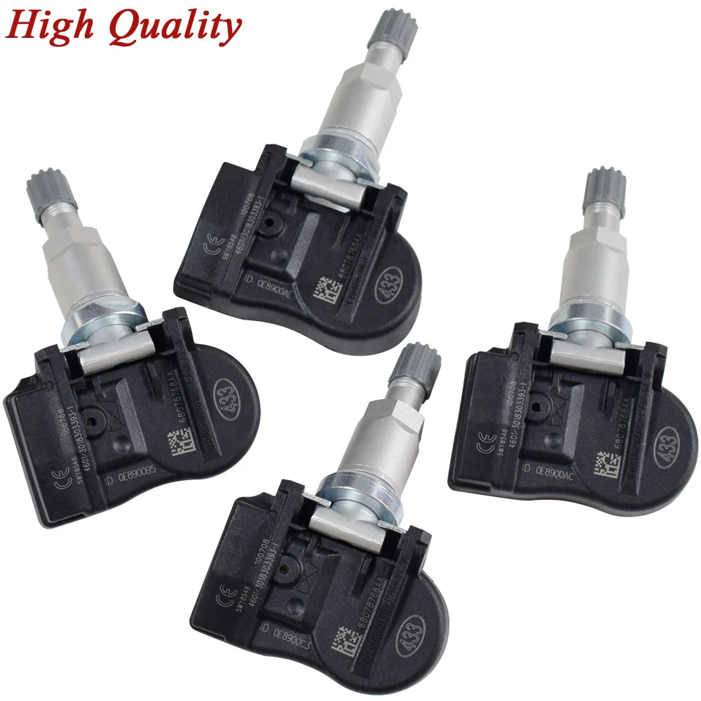 4 шт. Автомобильный датчик TPMS Датчик давления в шинах для Jeep Grand Cherokee Liberty Патриот компас командор 68078768AA 433 МГц
