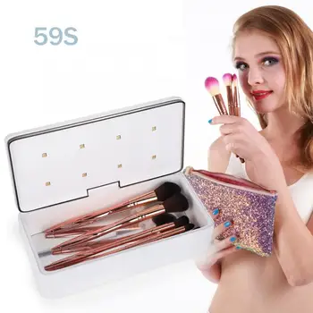 

UV Sterilizer Upgraded Sterilizer Portable Makeup Tools Cleaning Set UV Disinfection Device EU Plug Household Sterilizer