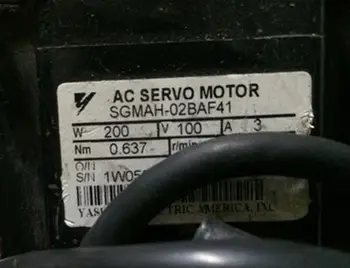 

1PC USED Yaskawa AC Servo Motor SGMAH-02BAF41