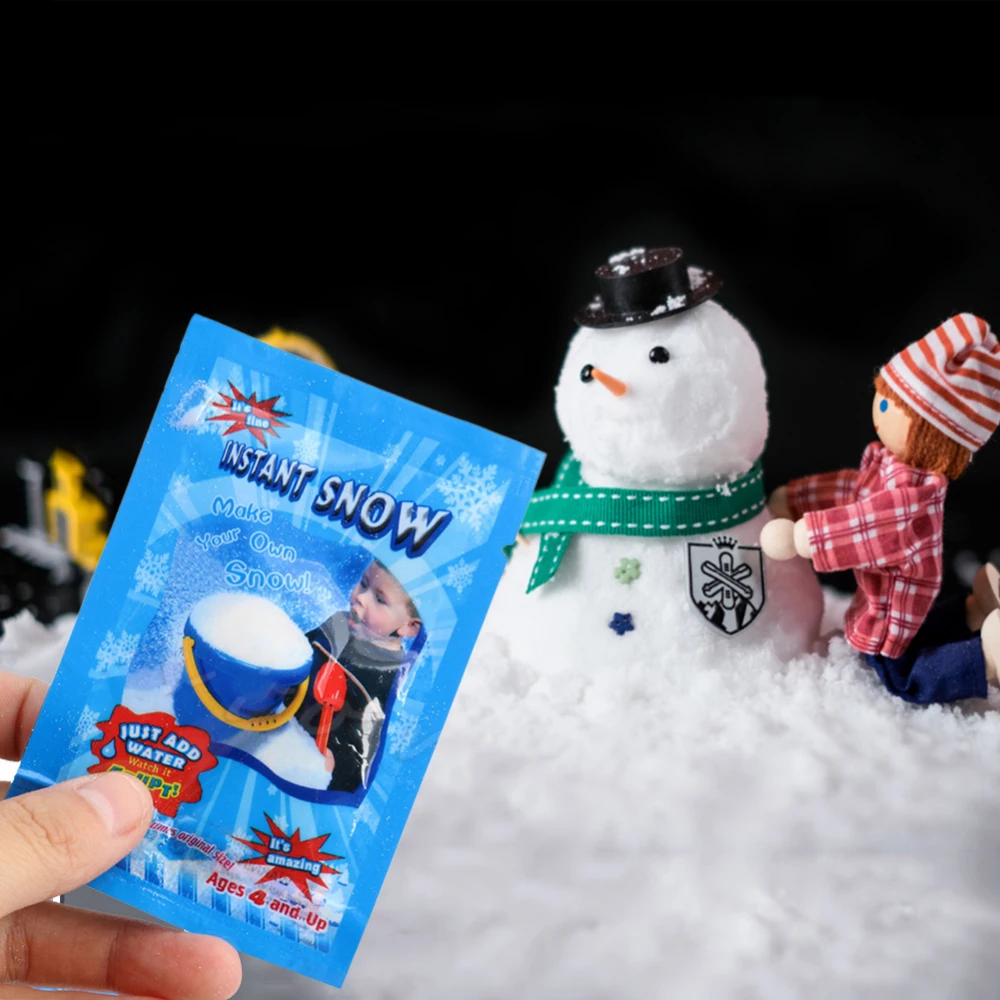 

1 Pack Addition Slime Artificial Snowflakes Snow Mountain Modeling Clay Fluffy Polymer Educational Christmas Kids Toys Gifts E