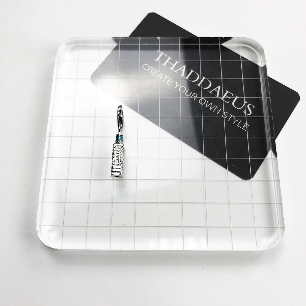 Бутылка для воды с подвесками застёжкой &quotЛобстер&quot Fit Европа Стиль браслет