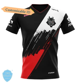 

2020 New arrival LoL LEC G2 Esports Team Jerseys Customized name Fans Tshirt Men Women Custom ID Tee Shirt