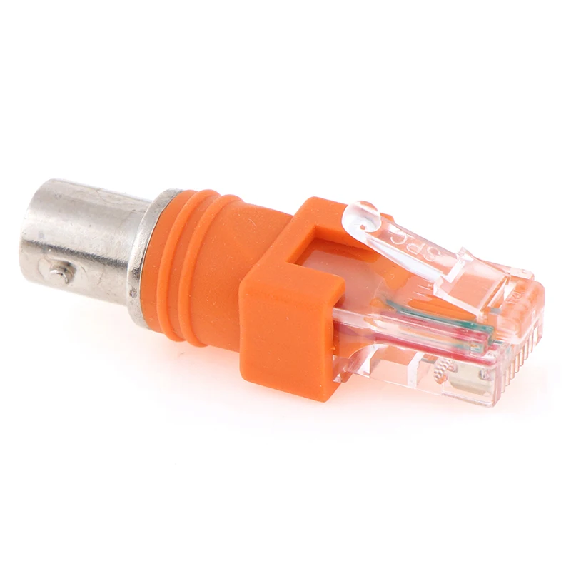 

1pcs New BNC Female to RJ45 Male Coaxial Coax Barrel Coupler Adapter RJ45 to RF Connector