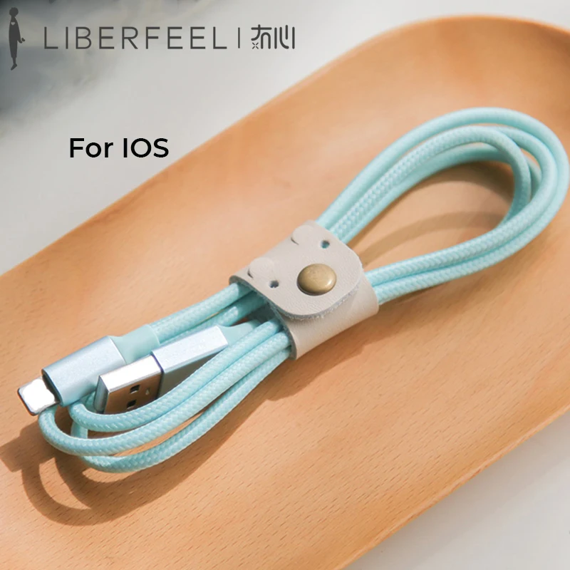 Кабель usb Liberfeel Maoxin 2 4a нейлоновый кабель lightning для iPhone 7 8 X xs max розовый синий