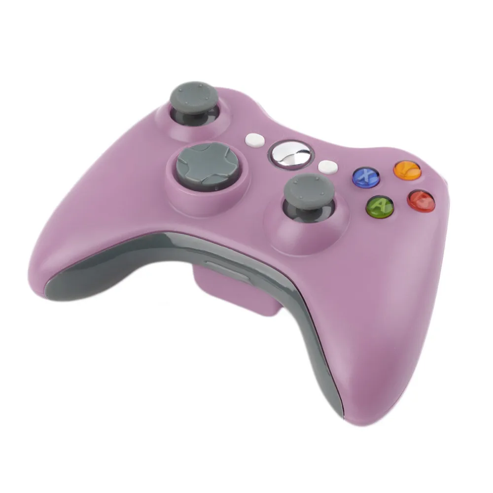 PINK Игровой контроллер геймпад джойстик приемник Ручка джойстика 2,4G игра роскошный USB PC беспроводной Bluetooth для xbox Windows 7 8 - Цвет: PINK