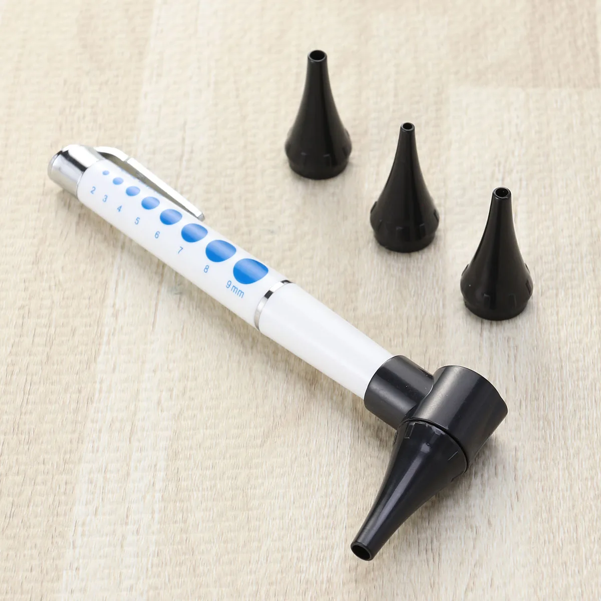 Светодиодный Otoscope Медицинский Диагностический Отоскоп ушной увеличительной линзы клинический фонарик для ушей без батареи А4 Светодиодный Otoscope Медицинский Диагностический Отоскоп ушной увеличительной линзы клинический фонарик для ушей без батареи А4