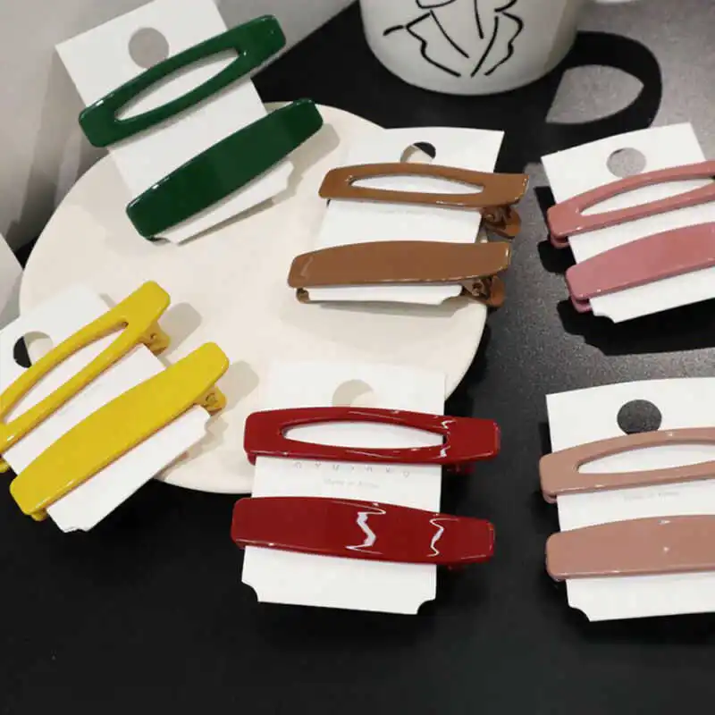 

Stick Accessories 2Pcs Women Pin Fashion Hairpin Hair Acrylic Barrette Clip