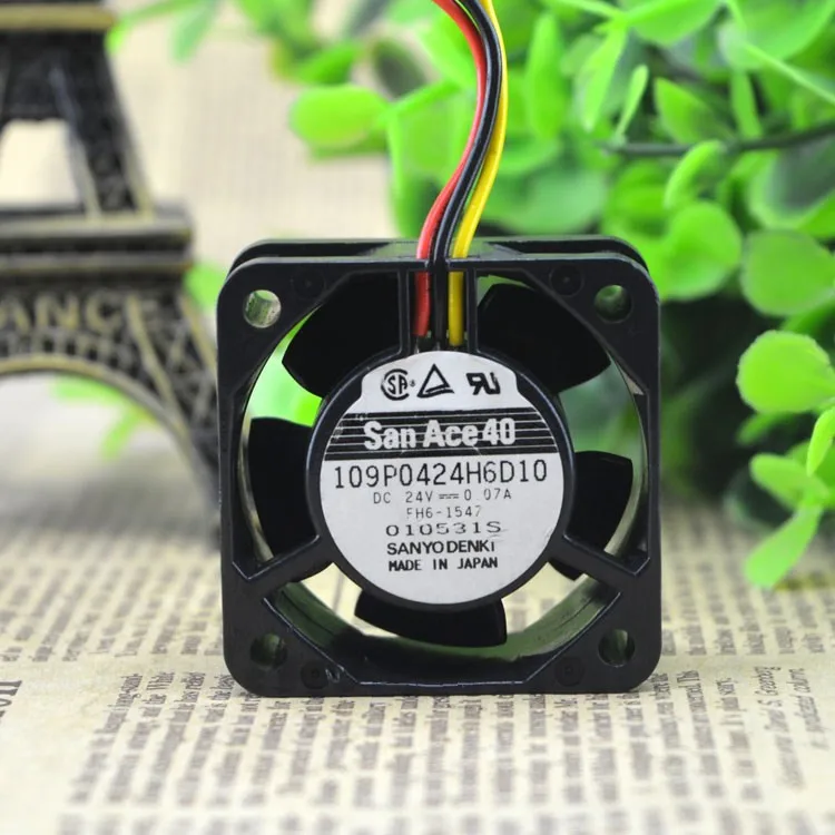 Для оригинальной Sanyo 40204 см 109P0424H6D10 24V 0.07A излучения Вентилятор охлаждения
