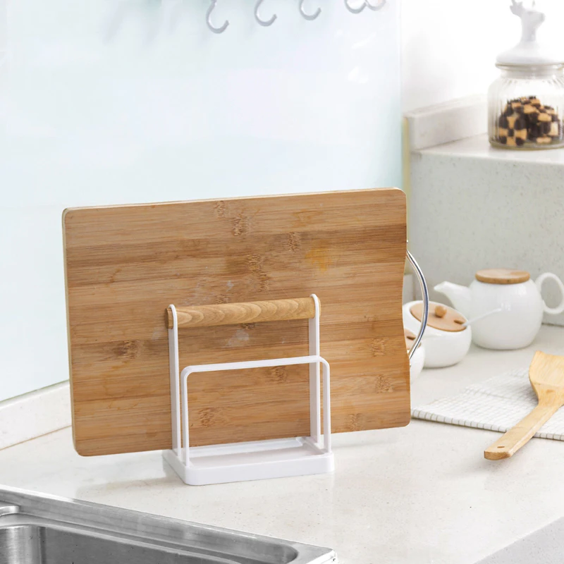 

Multi-layer Kitchen Cutting Board Storage Racks Pot Lid Shelf Towel Dish Holder Stand Kitchen Storage Organizer Accessories Item