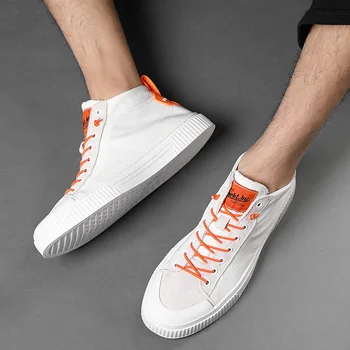 

maa men Casual Shoes Fashion Comfortable High Quality Sneakers Flat Thick Sole Tennis Wedge White Basket Walking #CA1m101
