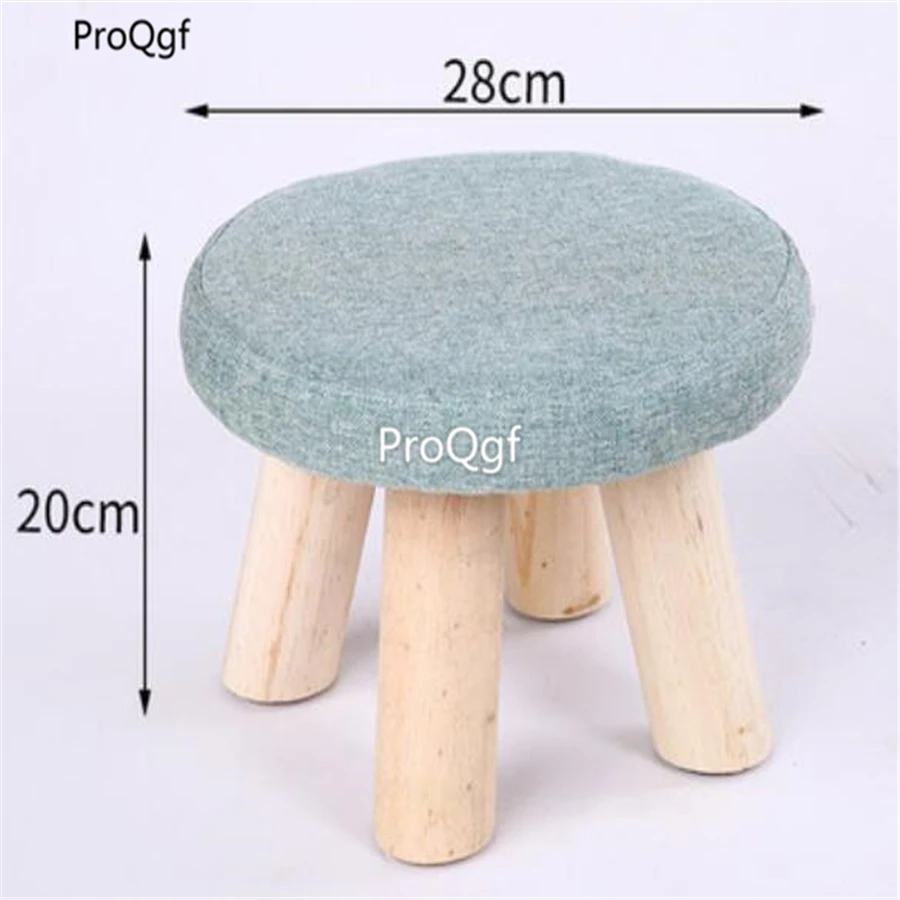 ProQgf 1Pcs A Set Home lovely round shape game mini style Children Stool many choice - Color: Light Grey