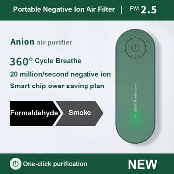 

Intelligent Negative ion air filter ozone Sterilization disinfect No noise radiation-free Home bathroom Deodorant air purifier