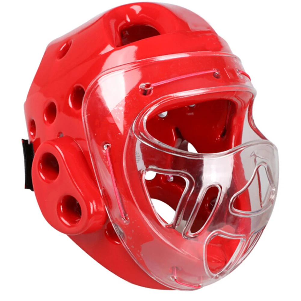 Kaufen Praxis Kopf Schutzfolie Wettbewerb Kampfkunst Karate Taekwondo Zubehör Abgrifffeste Boxen Helm Kinder Erwachsene Ausbildung