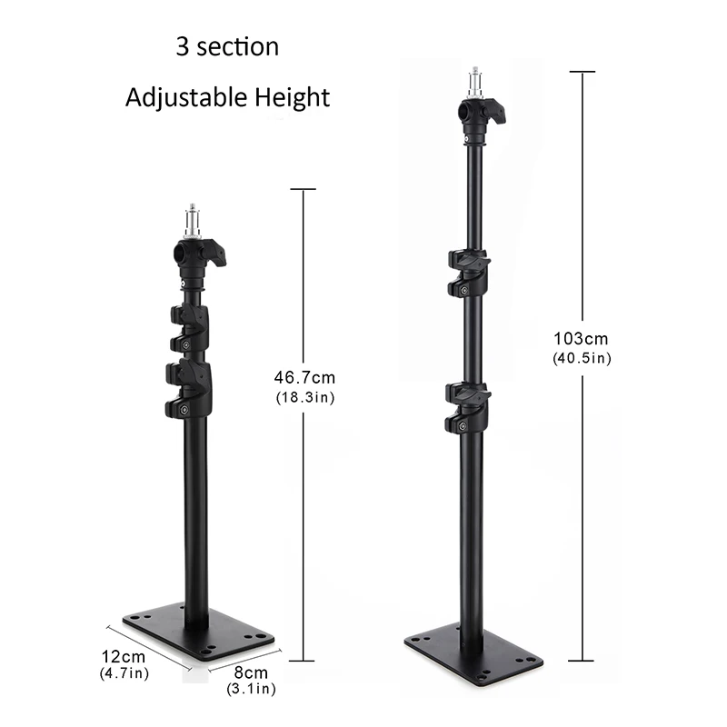 Photography Photo Studio Video 1m Wall Ceiling Mount Stand