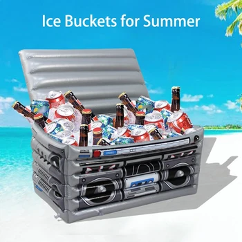 

Inflatable Beer Cooler for Parties, Luau Party Supplies for Adults Summer Party Decorations, Beach Pool Parties 25X13 In