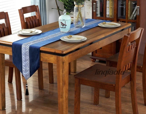 

Chinese style table decoration table runner, modern minimalist nordic bed runner