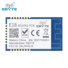 Cc2530 zigbee 2.4ghz módulo sem fio E18-MS1PA2-PCB ebyte 100mw módulo de rede ad hoc de longa distância zigbee com antena do pwb