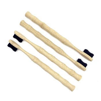 

100% Bamboo Charcoal Toothbrush Eco Friendly Wood Handle Portable Travel Use Oral Toothbrush Drop ship