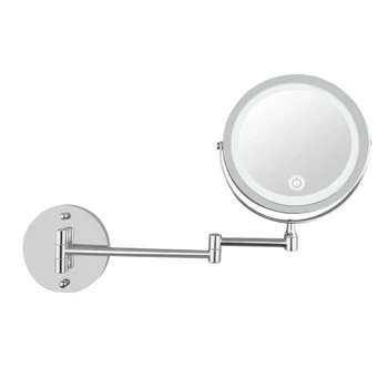 

Hot LED Double Sided Makeup Vanity Mirror Wall Mount 10x Magnification Swivel Extension Mirror CNT 66