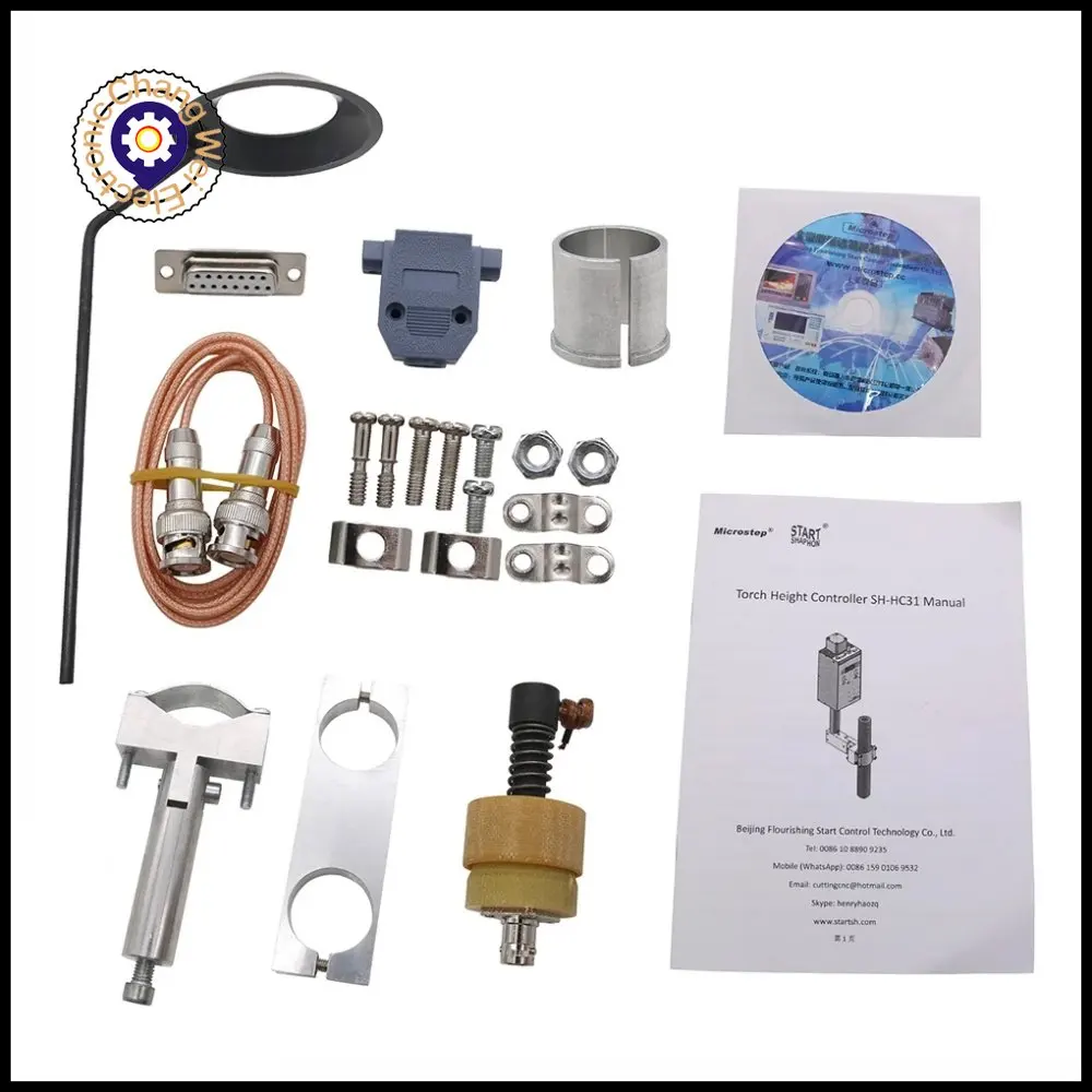 

Automatic Arc and Cap Voltage 220V Input Plasma Torch Height Controller for CNC Plasma Cutter Cutting Machine THC SH-HC31