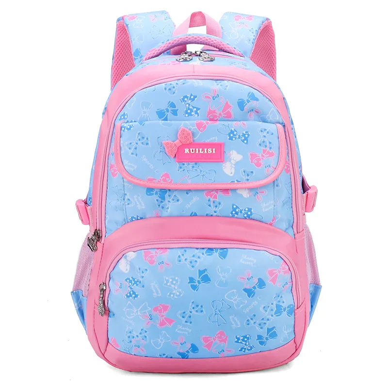 

School Bag Women's Cartoon Cute Burden Relieving Light Backpack Schoolbag for Elementary School Students 1-4 Grade CHILDREN'S Ru