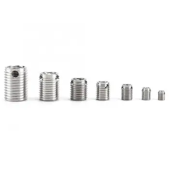 

58Pcs Inner Thread Self Tapping Thread Inserts Set Thread Reinforce Repair Tool Stainless Steel