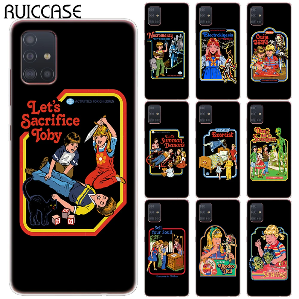 Винтажный силиконовый чехол сатана для Samsung A51 A71 A01 A81 A91 S20 Plus Ultra Note 10 Pro Lite Let's Summon Demons чехлы из ТПУ|Бамперы| |