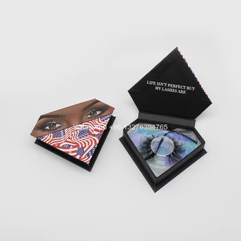 

American Flag Diamond Lash Case With 1 Pair Lash